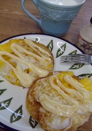 イングリッシュマフィンのマヨ玉トースト✿-レシピのメイン写真