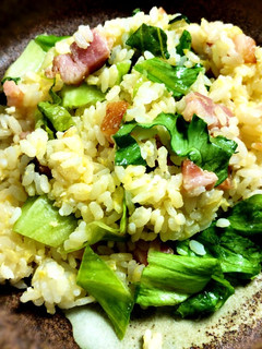 簡単レタス炒飯-レシピのメイン写真