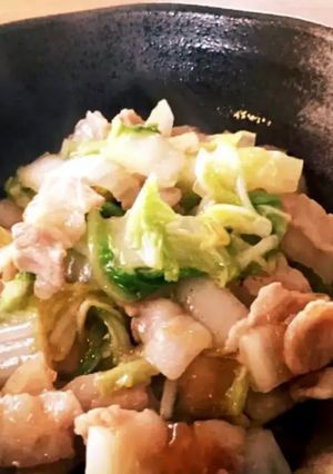 ★豚バラと白菜の炒めもの★ご飯がすすむ！-レシピのメイン写真