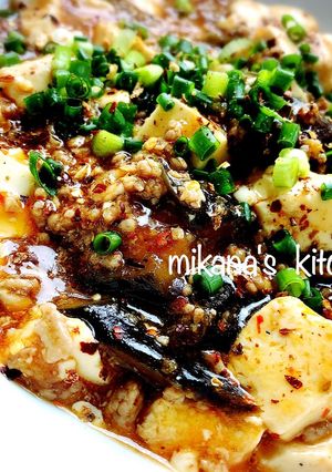簡単☆お豆腐入り麻婆茄子♪♪-レシピのメイン写真