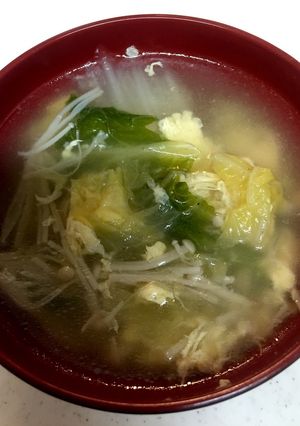 白菜トロトロ☆卵入りスープ-レシピのメイン写真