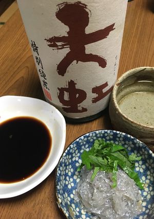生しらすを二杯酢でいただく-レシピのメイン写真
