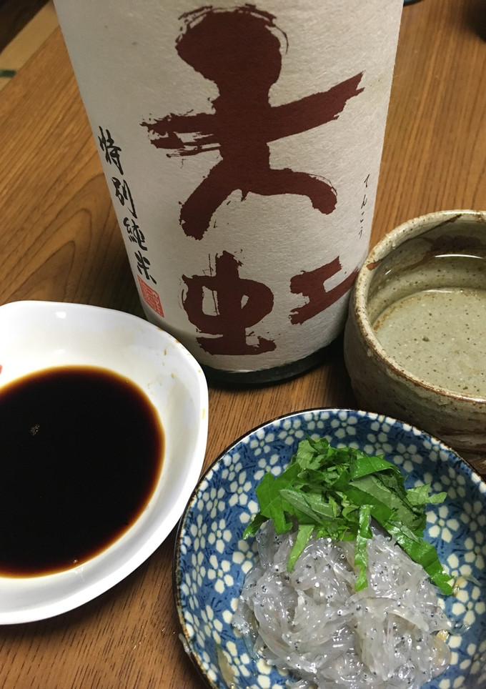 生しらすを二杯酢でいただく-レシピのメイン写真