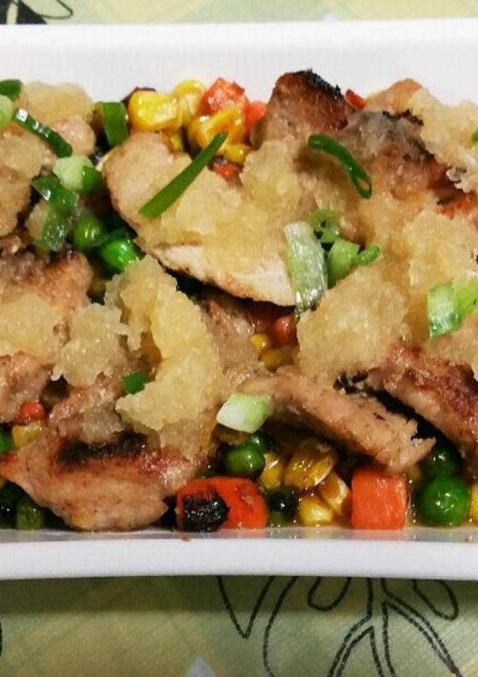 大根のみぞれ和え♪ヒレ肉引き立つ簡単料理-レシピのメイン写真