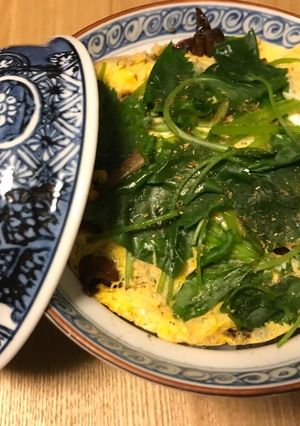 電子レンジでうな玉丼-レシピのメイン写真
