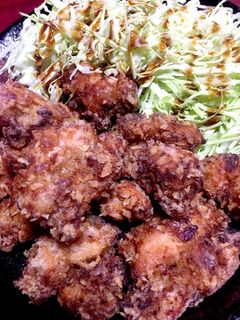 から揚げby千切りキャベツ-レシピのメイン写真