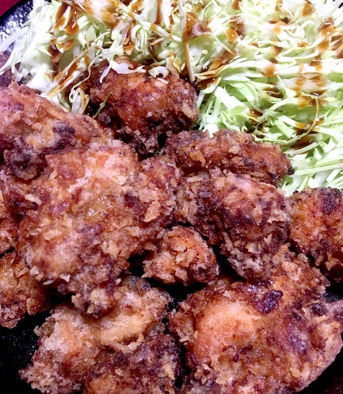 から揚げby千切りキャベツ-レシピのメイン写真