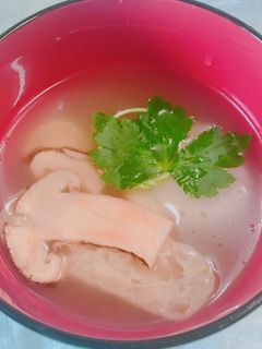 秋が待ち遠しい!松茸のお吸い物-レシピのメイン写真