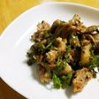 鳥ハラミのネギ塩レモン焼き