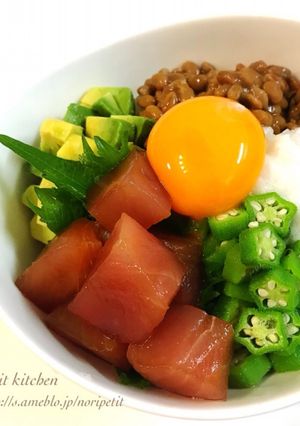 パパッと簡単♡ネバネバ〜♪ばくだん丼♡-レシピのメイン写真