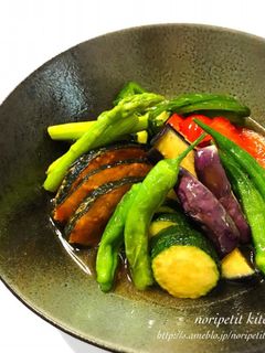 夏野菜たっぷり♡美味しい♡揚げびたし♡-レシピのメイン写真