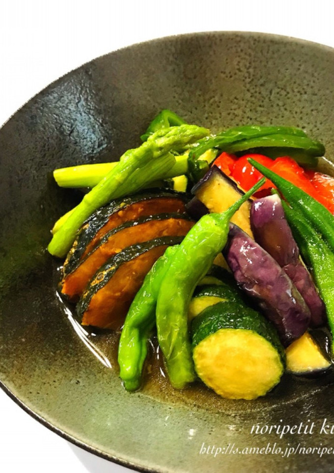 夏野菜たっぷり♡美味しい♡揚げびたし♡-レシピのメイン写真