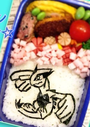 キャラ弁 海苔で 簡単☆ポケモン ルギア-レシピのメイン写真