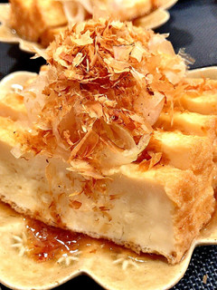レンジで簡単♩厚揚げの玉ねぎ鰹節がけ★-レシピのメイン写真