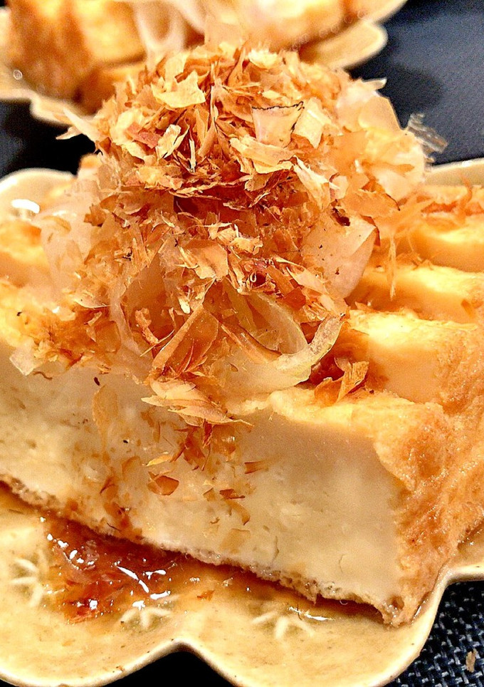 レンジで簡単♩厚揚げの玉ねぎ鰹節がけ★-レシピのメイン写真