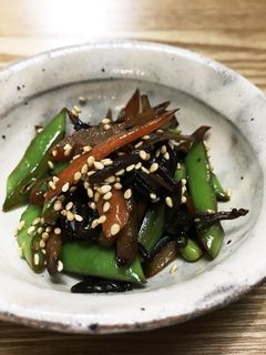 モロッコインゲンとキクラゲの金平-レシピのメイン写真
