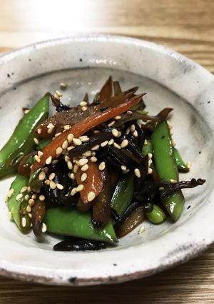 モロッコインゲンとキクラゲの金平-レシピのメイン写真