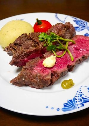 簡単！超厚切りステーキ-レシピのメイン写真