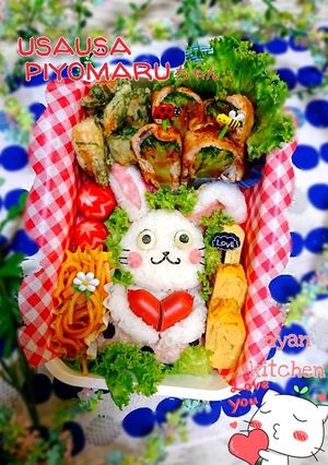『うさぎちゃん』弁当♡キャラ弁-レシピのメイン写真