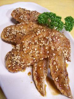 居酒屋風?甘辛醤油味の手羽先唐揚げ♪-レシピのメイン写真