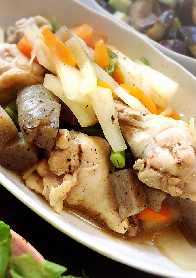 手羽と大根人参の中華煮-レシピのメイン写真