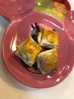 餃子の皮とチョコでおいしくチョコパイ☆-レシピのメイン写真