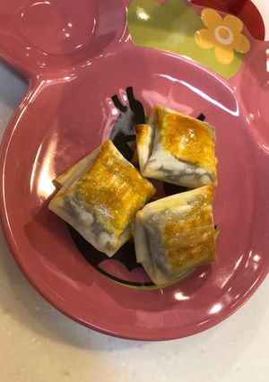 餃子の皮とチョコでおいしくチョコパイ☆-レシピのメイン写真