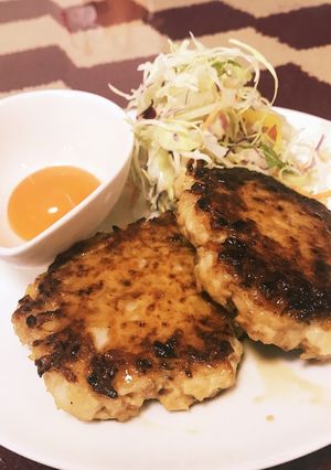 手ごねorプロセッサー鶏肉ハンバーグ-レシピのメイン写真