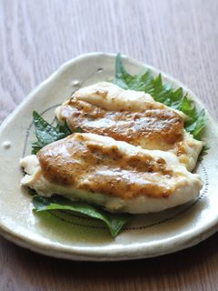 梅と大葉みそマヨの鶏ささみ焼き-レシピのメイン写真