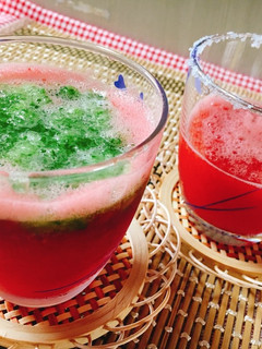 スイカジュース+きゅうり☆-レシピのメイン写真