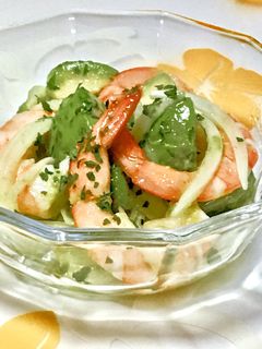 海老とアボカドのレモン風味マリネ-レシピのメイン写真