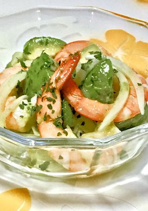 海老とアボカドのレモン風味マリネ-レシピのメイン写真