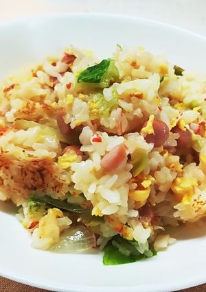 母さんの味!にんにくレタス炒飯☆-レシピのメイン写真