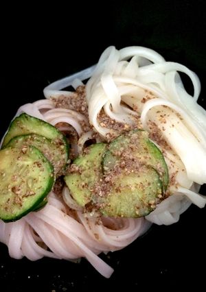 えごまとキュウリでさっぱり麺-レシピのメイン写真