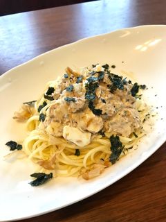 のせるだけ☆さば缶マヨネーズの和風パスタ-レシピのメイン写真