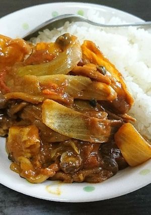 無水トマトきのこカレー-レシピのメイン写真