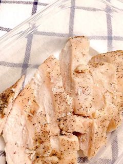 レンジで簡単しっとり♡鶏むね肉で鶏ハム♡-レシピのメイン写真