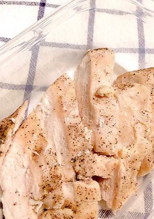 レンジで簡単しっとり♡鶏むね肉で鶏ハム♡-レシピのメイン写真