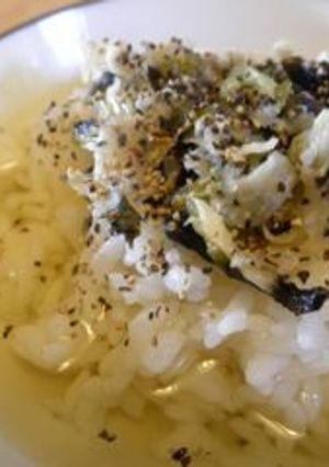 二日酔いの朝のお茶漬け-レシピのメイン写真