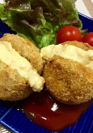 コロッケIN卵サンド♫-レシピのメイン写真