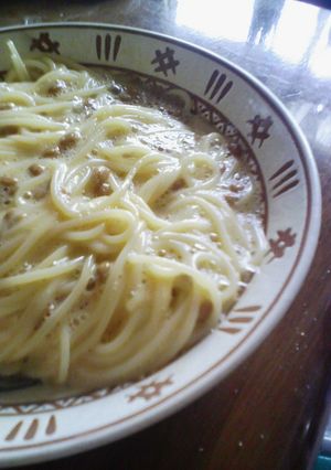 簡単すぎる納豆パスタ-レシピのメイン写真