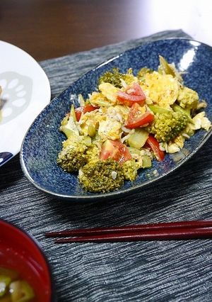 簡単！しらすブロッコリーのふわ玉マヨ炒め-レシピのメイン写真