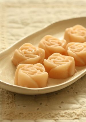 レンジで簡単♪桃色ミルクういろう-レシピのメイン写真