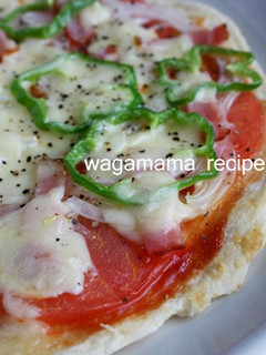 おからのピザ生地☆混ぜて焼くだけサクサク-レシピのメイン写真