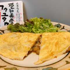 รูปของ ヘルシーカンタンランチ納豆オムレツ