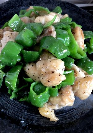 ビールに合う☆鶏肉ピーマンのニンニク炒め-レシピのメイン写真