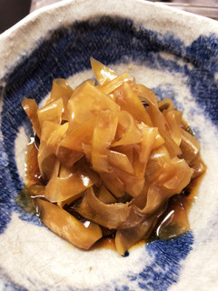 パパイヤ(青)のにんにく醤油漬け-レシピのメイン写真