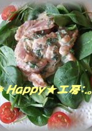 まぐろのゴマダレ和え✿サラダ-レシピのメイン写真