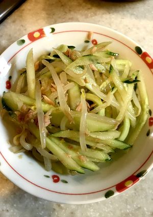 きゅうり大量消費 もやしとツナ和え-レシピのメイン写真