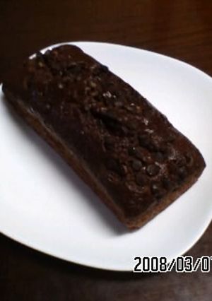 簡単　しっとり　チョコバナナケーキ-レシピのメイン写真